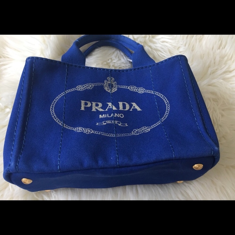 Prada canapa toba bag